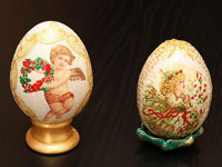 Точечная роспись пасхальных яиц