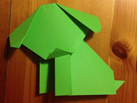 Собака (оригами)