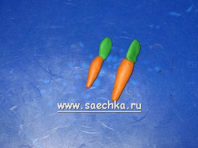 80 занятие - Морковка (лепка)