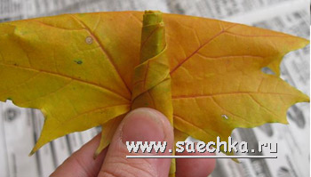 Букет из осенних листьев