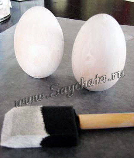 Пасхальные яйца - деревянные заготовки