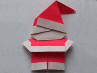 Дед Мороз (оригами)